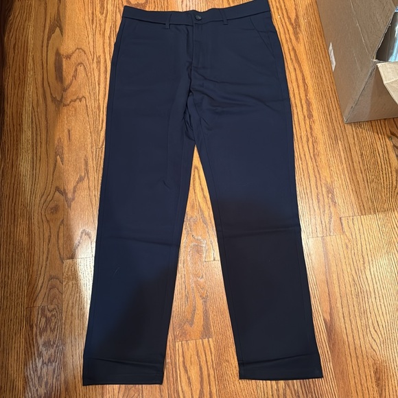 NWT Men’s navy blue slim fit dress pant 32x30 - Picture 2 of 5